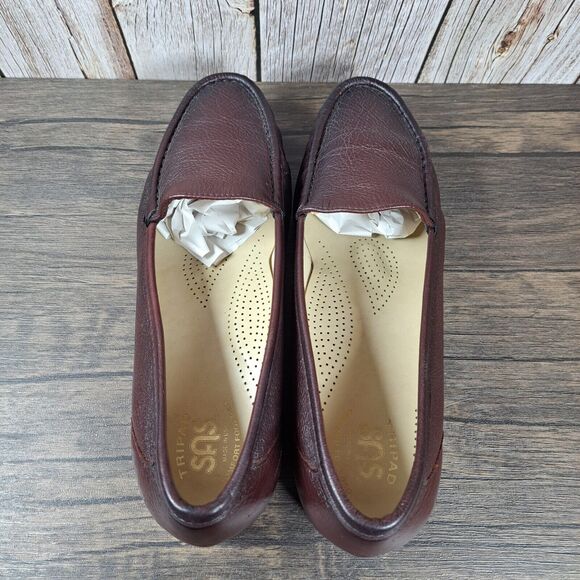SAS Simplify Slip-On Loafer Women's Sz 9 M Antique Wine Tripad Comfort Footbed - Picture 6 of 9